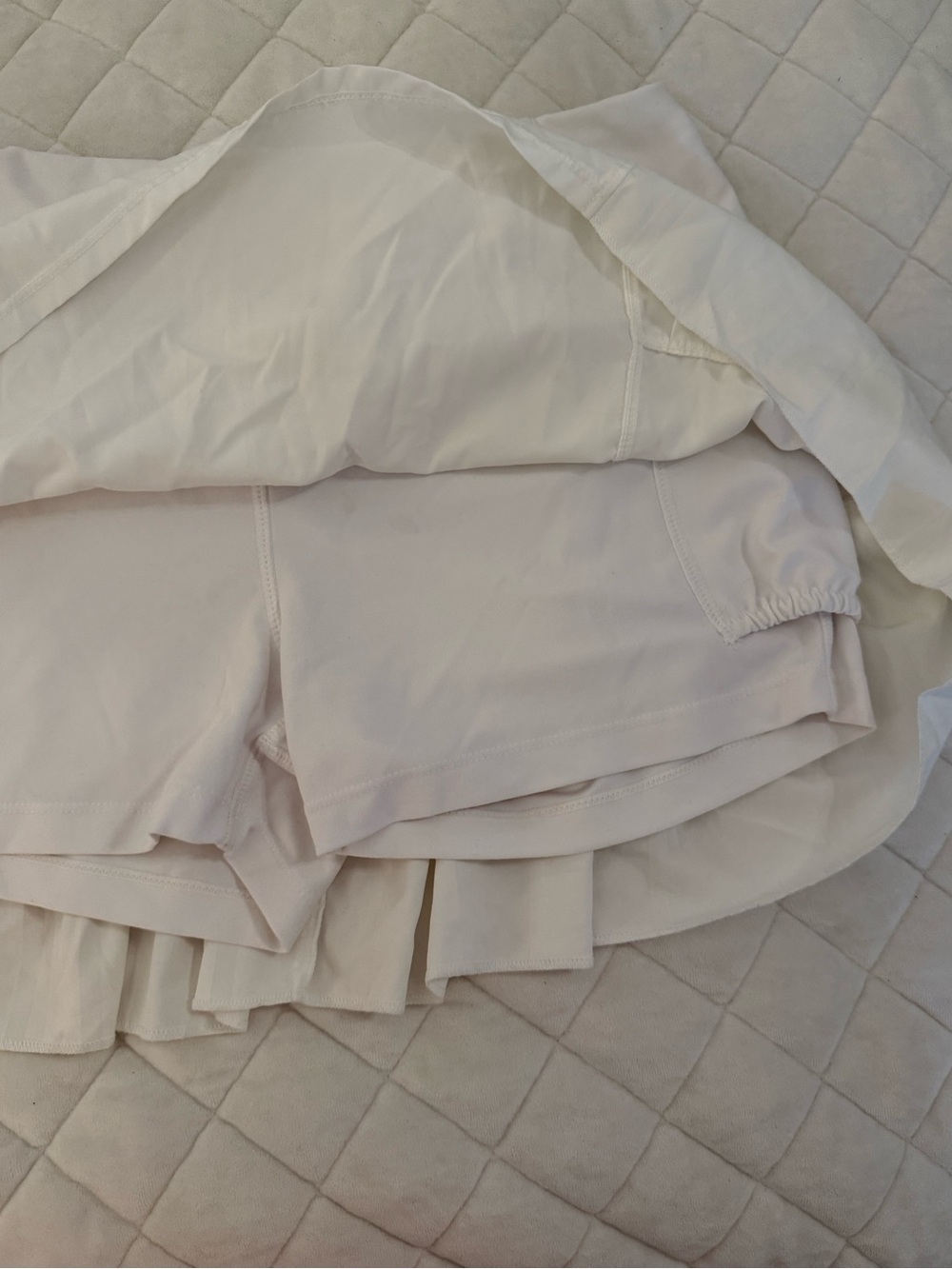 Mondetta White Ruffle Mini Skort - Picture 3 of 5